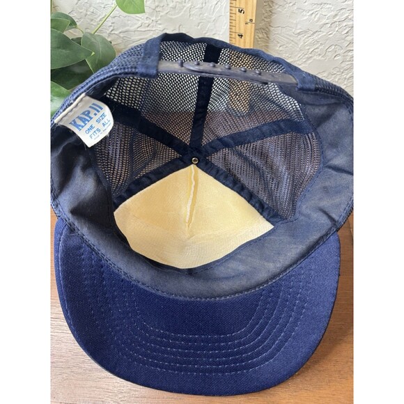 Vintage Bricyn Oil Company Trucker Hat SnapBack Foam Mesh KAP II 80s Niche - Picture 4 of 10